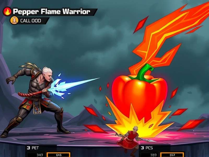 Pepper Flame Warrior Game Cover